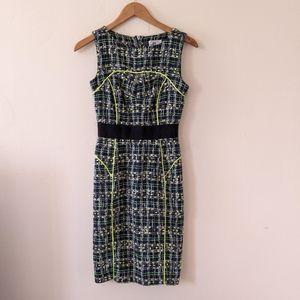Milly Tweed Fitted Dress